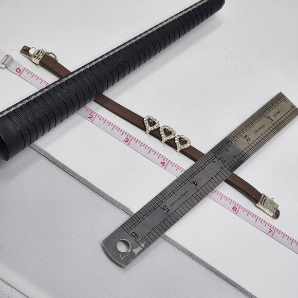 Sterling Silver Heart Charm Bracelet - Picture 6 of 7